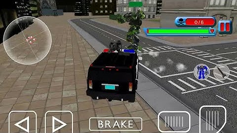 Police Robot Transformation - Prison Escape (Dangerous big bang) Android Gameplay HD #3