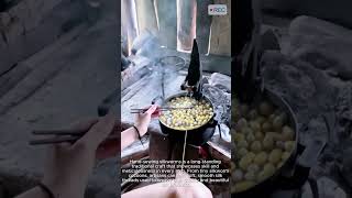 How to extract silk threads by hand #viral #machine #technology #creative