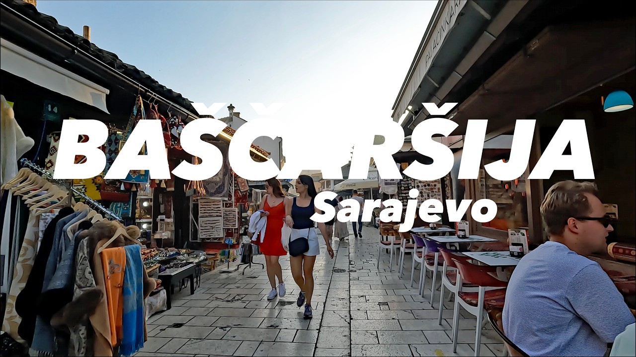 Ljeto u Sarajevu | Večernja Šetnja Centrom (4K)