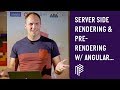 Angular Vienna, Server Side Rendering and Pre Rendering with Angular Universal, July 2019