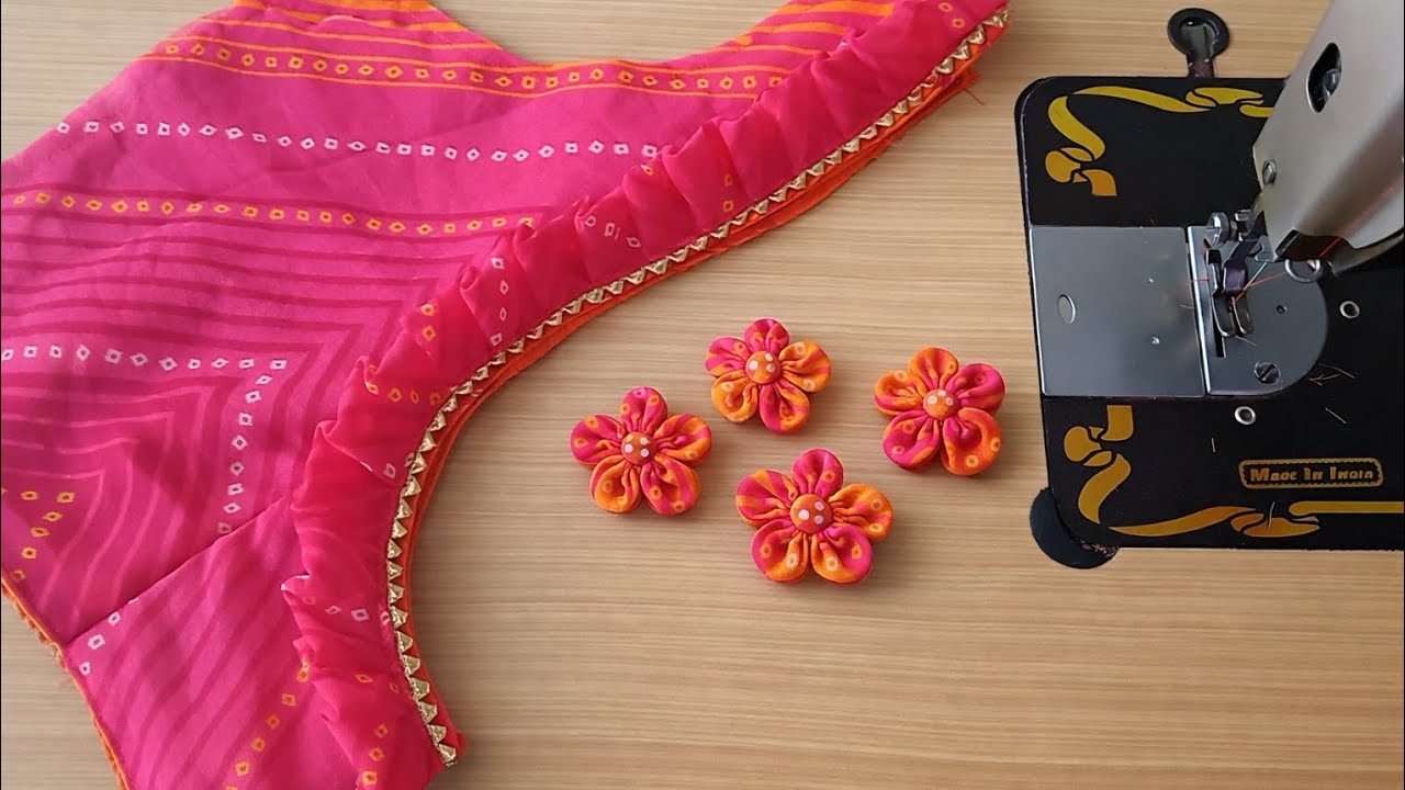 🎉 New blouse back neck design 😍 | Stylish blouse back neck cutting and stitching ❣️ |