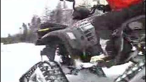 6x6 atv in deep snow