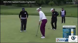 Highlight Golf LPGA – 2024 Cognizant Founders Cup รอบ2 Round2 #NellyKorda #MinjeeLee #JinYoungKo