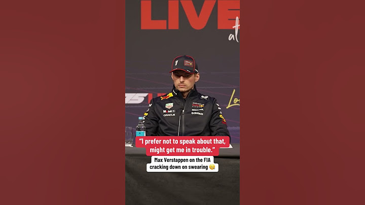 Max Verstappen’s response to FIA cracking down on swearing 👀
