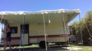 Setting up our Jayco annex
