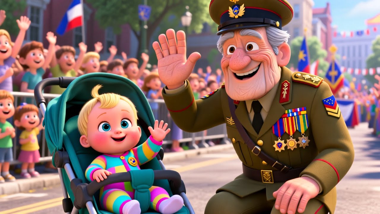 Veterans Day Parade Magic 🇺🇸✨ Fun Holiday Song | Learn Numbers & Colors for Kids