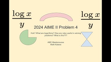 2024 AIME II Problem 4- Logarithms- AMC Mastercourse