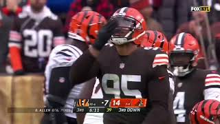 Bengals @Browns Week 18 2021 Highlights