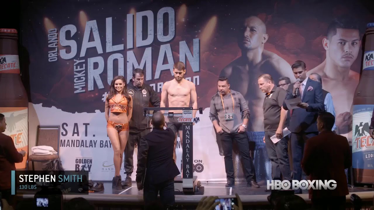 "Siri Salido Vs Mickey Roman Weight In- Recap (HBO Boxing)