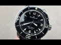 Blancpain Fifty Fathoms Titanium 5015-12B30-B52A Watch Review
