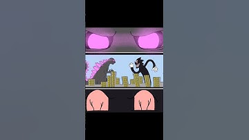 Cartoon Sonic VS Shin Godzilla #shinsonic #cartooncat #shingodzilla #animation #greenlightcreations