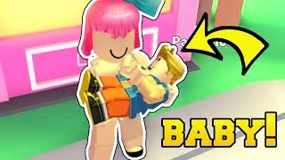 Roblox: I HAD A BABY!!! ADOPT ME!