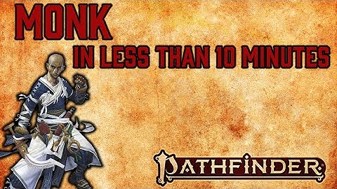Monk Bite Sized How to Play Monk in Pathfinder 2e