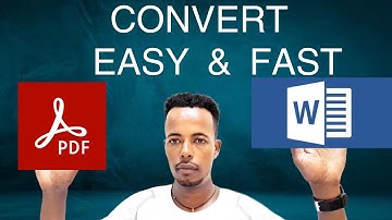 How to convert pdf to word//በቀላል መንገድ  PDF ወደ  WORD  መቀየር#computertips #dataprotection #googlechrome