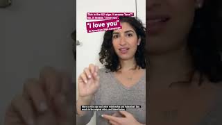 Why this handshape means I LOVE YOU in ASL American Sign Language for Valentine's Day
