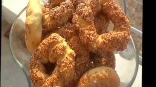 Турецкая кухня: Турецкие бублики СИМИТ SİMİT nasıl yapılır susamlı tarifı Turkish Bagels simit