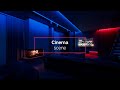 What is a smart home scene cinema in the grenton smart home