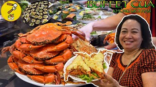 BUFFET CUA thả ga gắp mỏi tay ăn đến ngán thì thôi