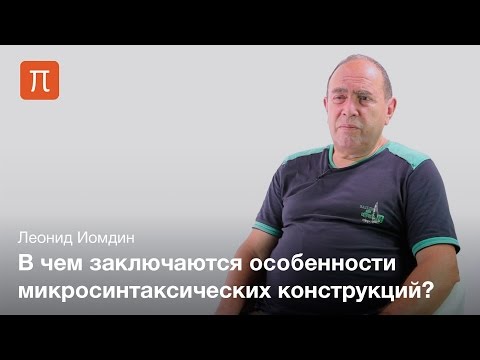 Микросинтаксис русского языка — Леонид Иомдин