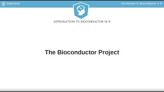 R Tutorial : The Bioconductor Project