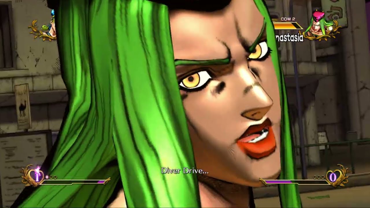 【PlayStation】Jolyne Cujoh VS Narc Anastasia / JoJo's Bizarre Adventure: All Star Battle