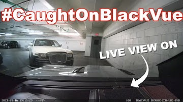 Hitting a 2016 F TYPE JAGUAR in a parking lot! #CaughtOnBlackVue