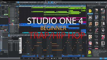 STUDIO ONE 4, BEGINNER MAKING A HIP HOP/ TRAP BEAT FROM SCRATCH 2020