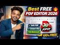 100% Free PDF Editor 🔥 JOPDF Review  Edit, Merge &amp; Convert PDF Easily