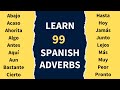 Spanish Adverbs Quiz