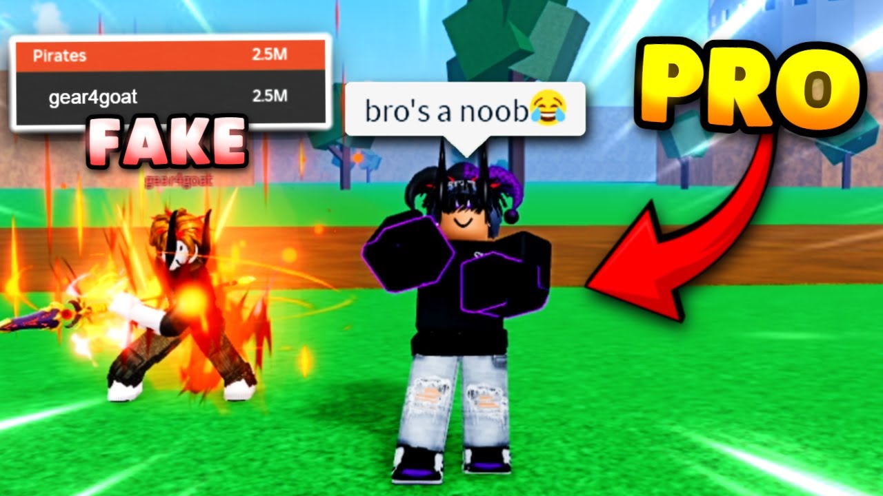 I Trolled as a 2.5m Bounty NOOB, Then DESTROYED Pros in Blox Fruits