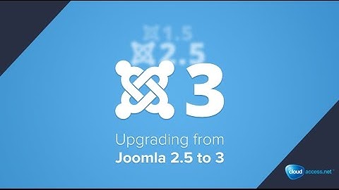Upgrading from Joomla 2.5 to 3.0 3/22/13