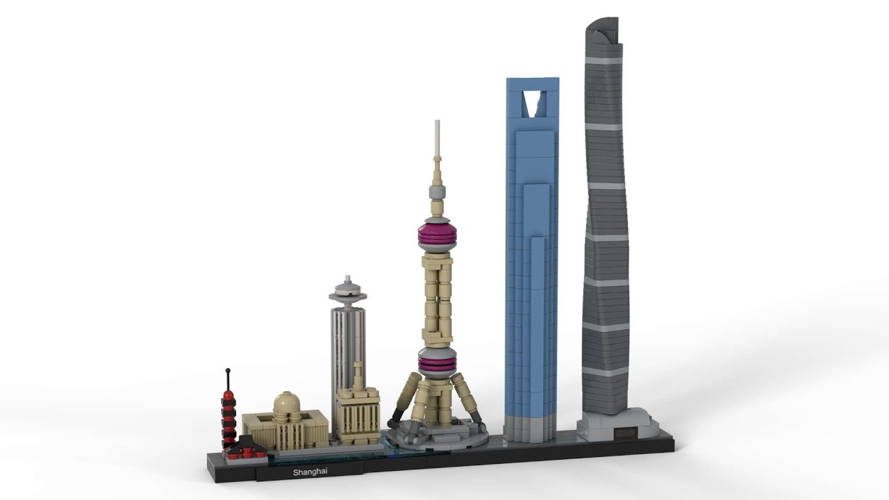 Lego 21039 Shanghai Speed Build LDD by PLegoBB