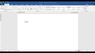Menunjukkan Ikon dan Menu di Microsoft Word