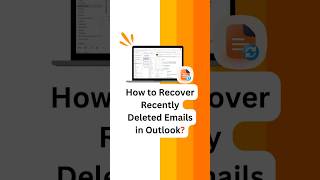 How to Recover Recently Deleted Emails in Outlook?  #outlook #tutorial #microsoftoutlook