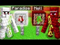 Mikey HELL vs JJ PARADISE Prison Escape in Minecraft (Maizen)