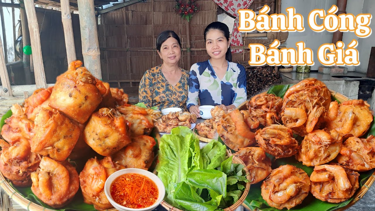 Cách Làm Bánh Cóng đặc sản Sóc Trăng - Bánh Giá ngoài giòn trong xốp thơm bùi