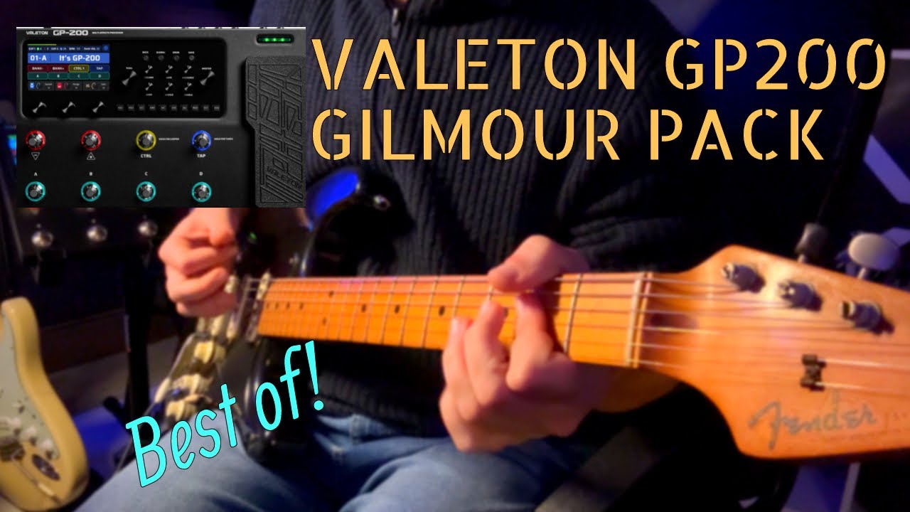 David Gilmour LEGENDARY tones for Valeton GP200 - Presets Pack! - YouTube