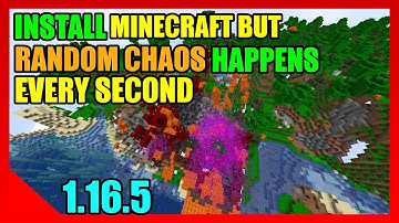 Install Minecraft But Random Chaos Happens Every Second
