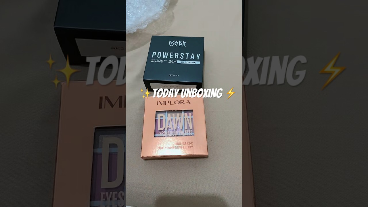 Makeover power foundation N30 Netral Beige & Eyeshadow Implora Dawn ✨