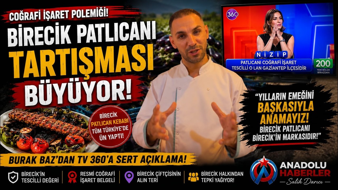 Birecik Patlıcanı Tartışması Büyüyor! Tescil Tepkisi Gündem Oldu