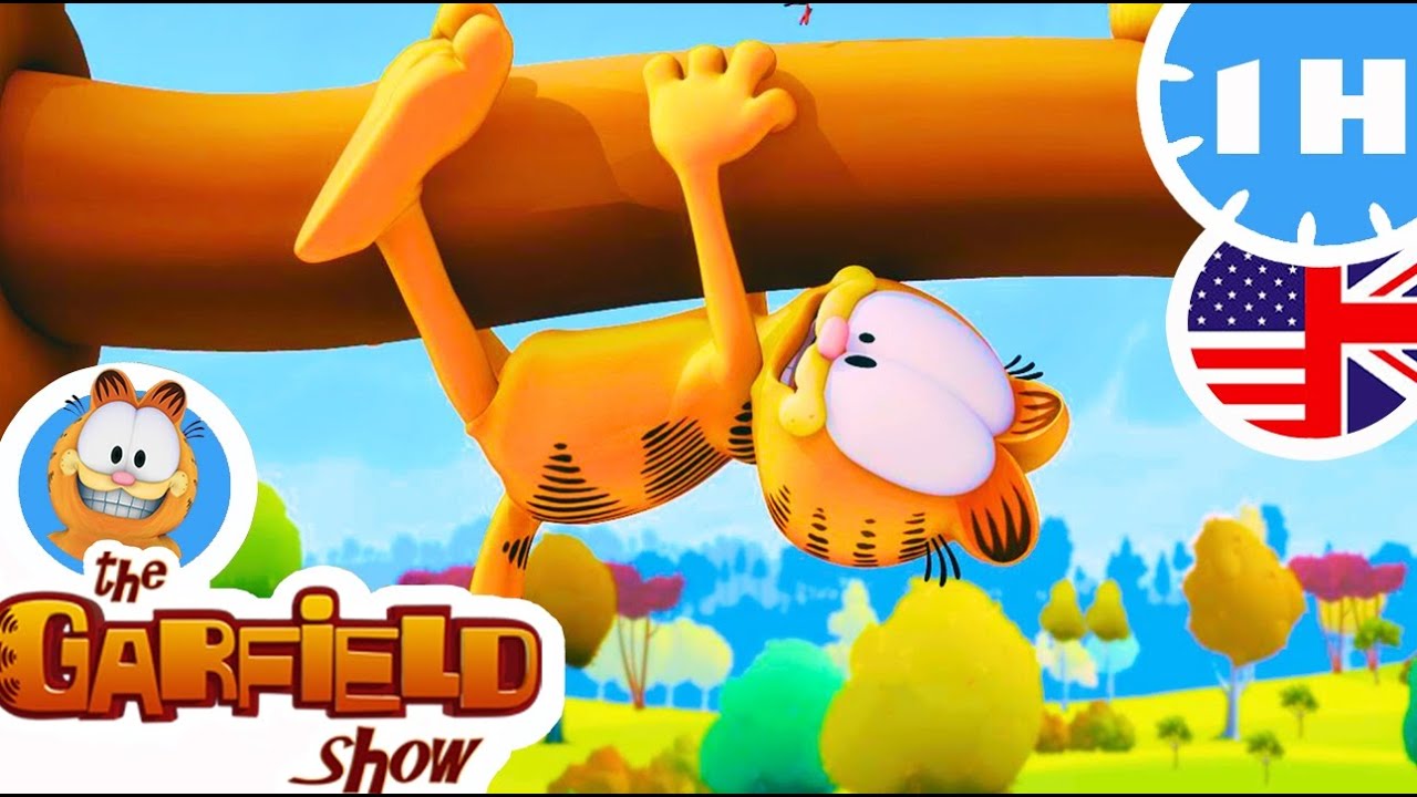 😂 Garfield stuck in a tree ! 😂 - Funny compilation for kids