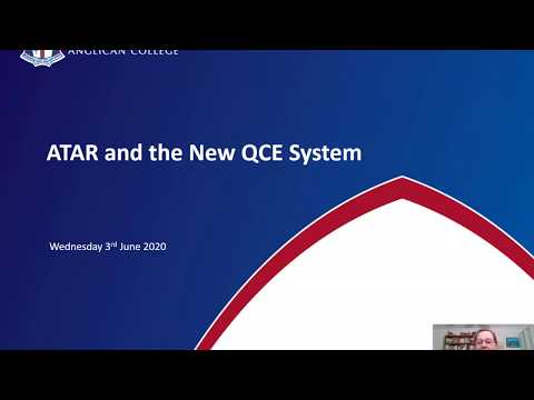 Introduction to ATAR and the New QCE System.