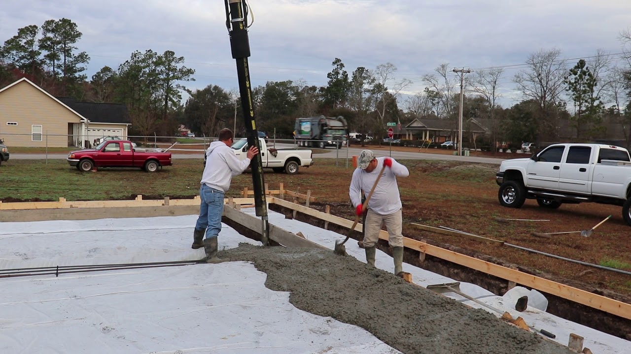 Coastal Concrete Pumping Concrete Job 2 In Progress YouTube