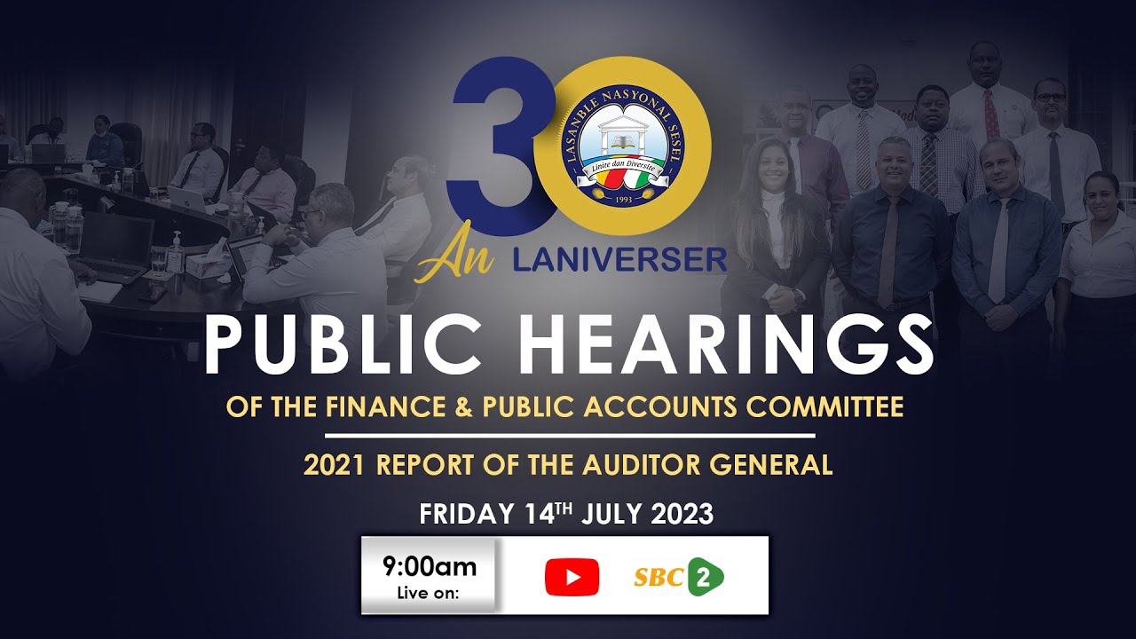 Fpac FPAC Public Hearing Friday 14th July 2023 Part 1 (2021 OAG Report ...