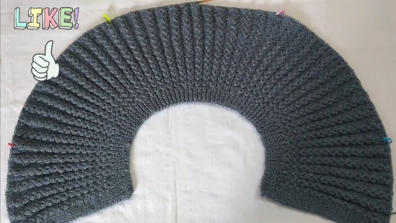 Knitting Stylish Cardigan Starts from Neck (Part2) YouTube