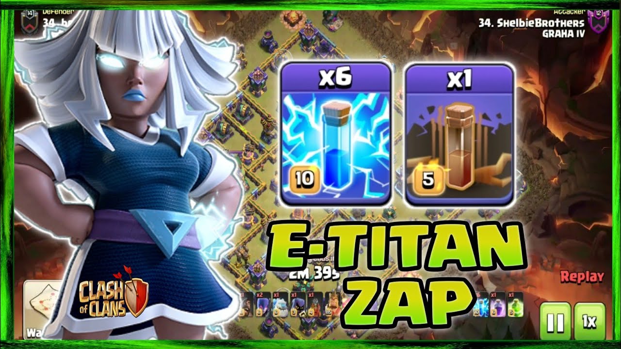 OP!! ELECTRO TITAN ZAP ATTACK - TH15 ATTACK STRATEGY (Clash of Clans)