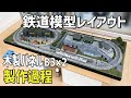 鉄道模型Nゲージ/簡単小型ジオラマレイアウトの製作過程
