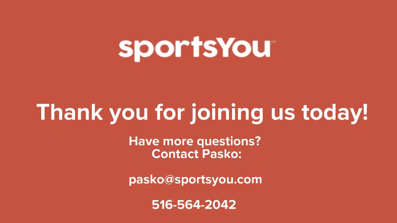 sportsYou the free team management platform webinar LIVE YouTube