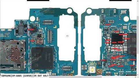 Samsung A40S SM A3050 In Out Voltes Power Shot Problem Hardware Solution