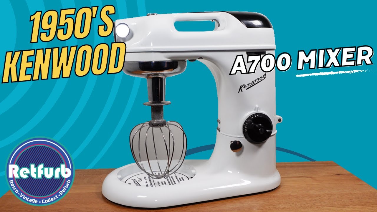 goud Leuren Bekwaamheid 1950 Kenwood Chef A700 Food Mixer - A Closer Look - Retfurb Vintage Refurb  - YouTube